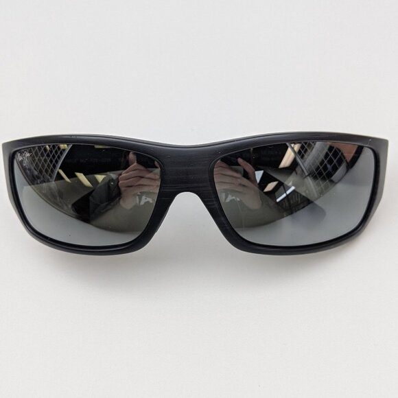 🕶️Made in Italy! Maui Jim MJ123-02W Wassup Sunglasses 60.5/17 120 /ALK144🕶️ - Picture 1 of 9